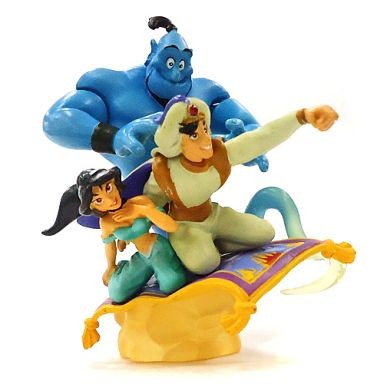 Aladdin, Carpet, Genie, Jasmine, Aladdin (1992), Yujin, Trading